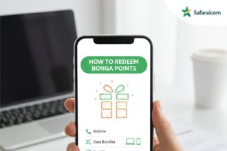 Text image displaying the words 'How to Redeem Bonga Points'