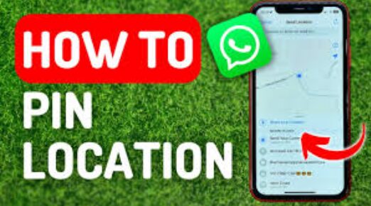 Text image displaying the words 'How to Pin Location on WhatsApp'