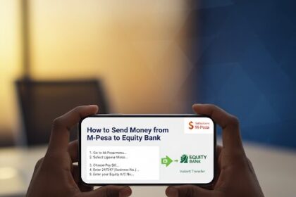 An image showing How to Send Money from M-Pesa to Equity Bank