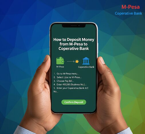 An image showing How to Deposit Money from M-Pesa to Cooperative Bank