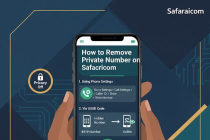 An image showing How to Remove Private Number on Safaricom