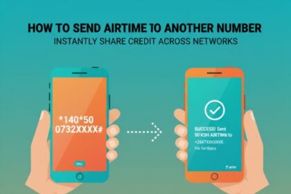 An image showing How to Send Airtime to Another Number