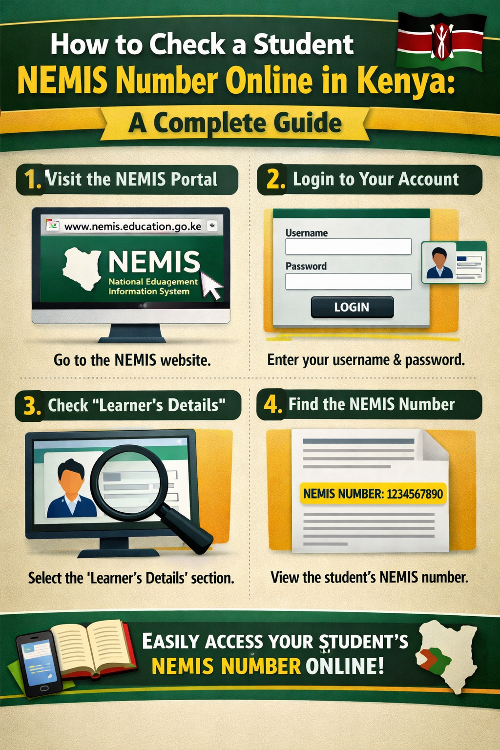 How to Check a Student NEMIS Number