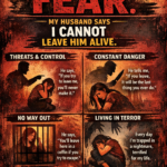 I Am Living in Fear. My Husband Says I Cannot Leave Him Alive