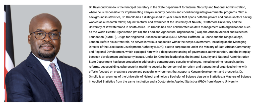 Dr Raymond Omollo's Academic and Board Experience