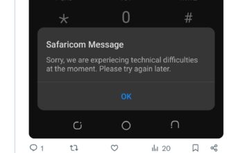 Safaricom Users Report 544# USSD Outage, Leaving Millions Without Easy Access to Data Services