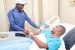 Former VP Kalonzo Musyoka Visits Injured Sammy Kioko