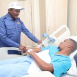 Former VP Kalonzo Musyoka Visits Injured Sammy Kioko