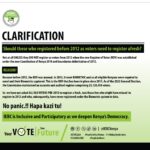 IEBC Clarifies Voter Details Confusion as Kenyans Question Missing Stream Numbers