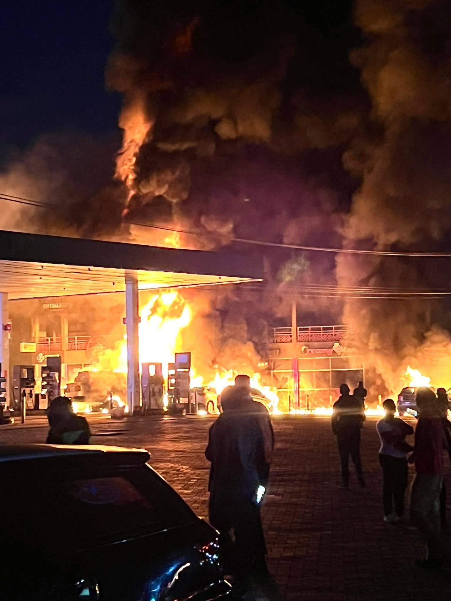 Major Fire Erupts at Total Fourways Petrol Station in Nairobi, Emergency Teams Rush to Contain Blaze