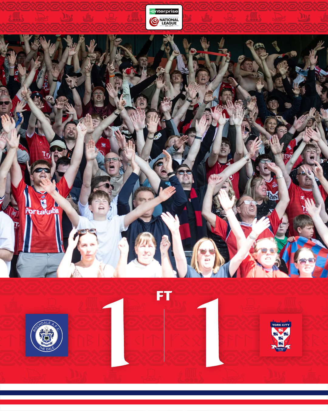 York City FC Snatch National League Title in 102nd-Minute Drama Against Rochdale AFC